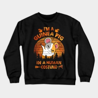 Guinea Pig Halloween Costumes (16) Crewneck Sweatshirt